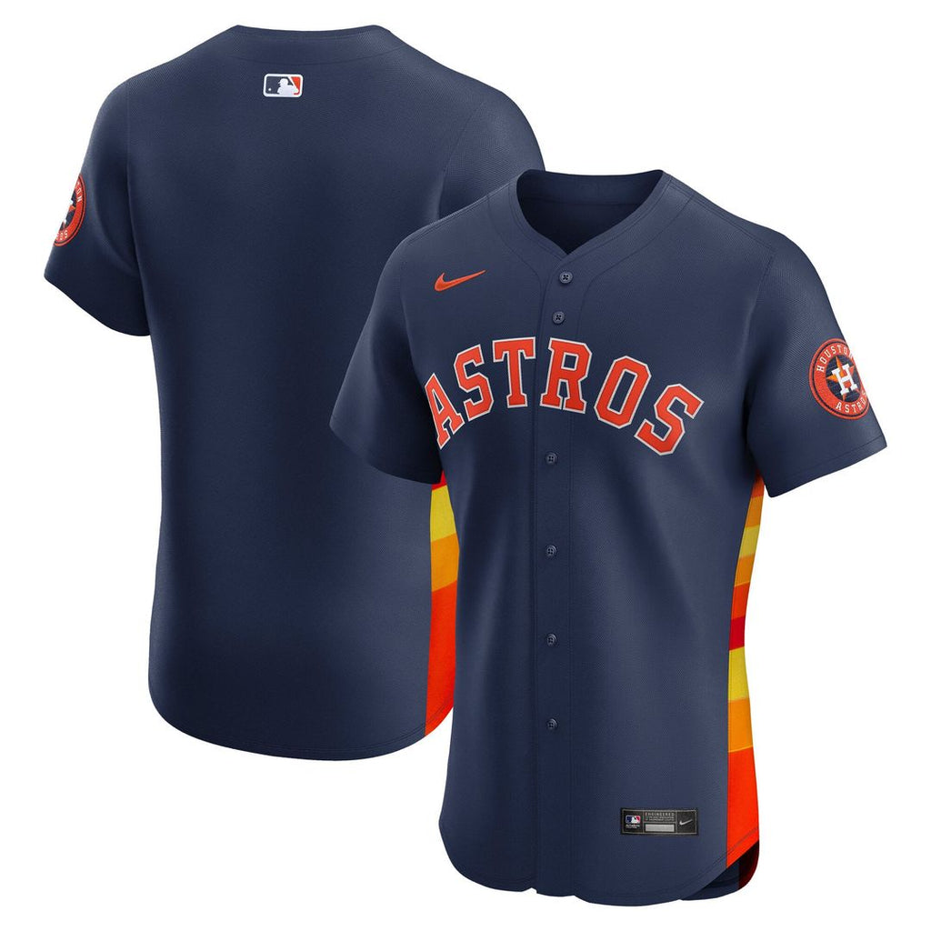 Men's Houston Astros Navy Alternate 2 Elite Jersey