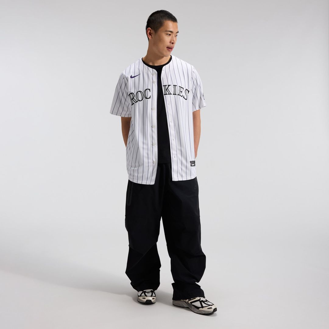 Men's Colorado Rockies White Home Jersey