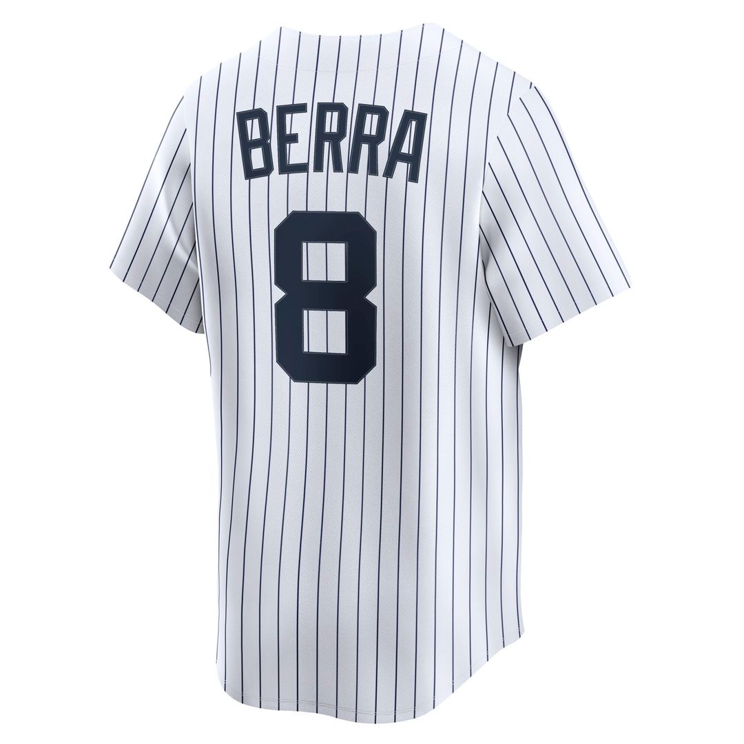 Men's New York Yankees Yogi Berra White Jersey