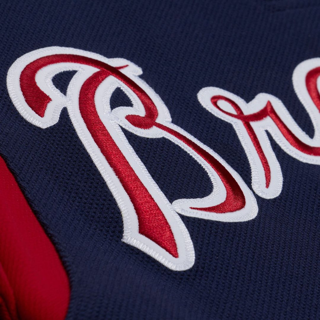 Men's Atlanta Braves Andruw Jones Navy Batting Practice Jersey