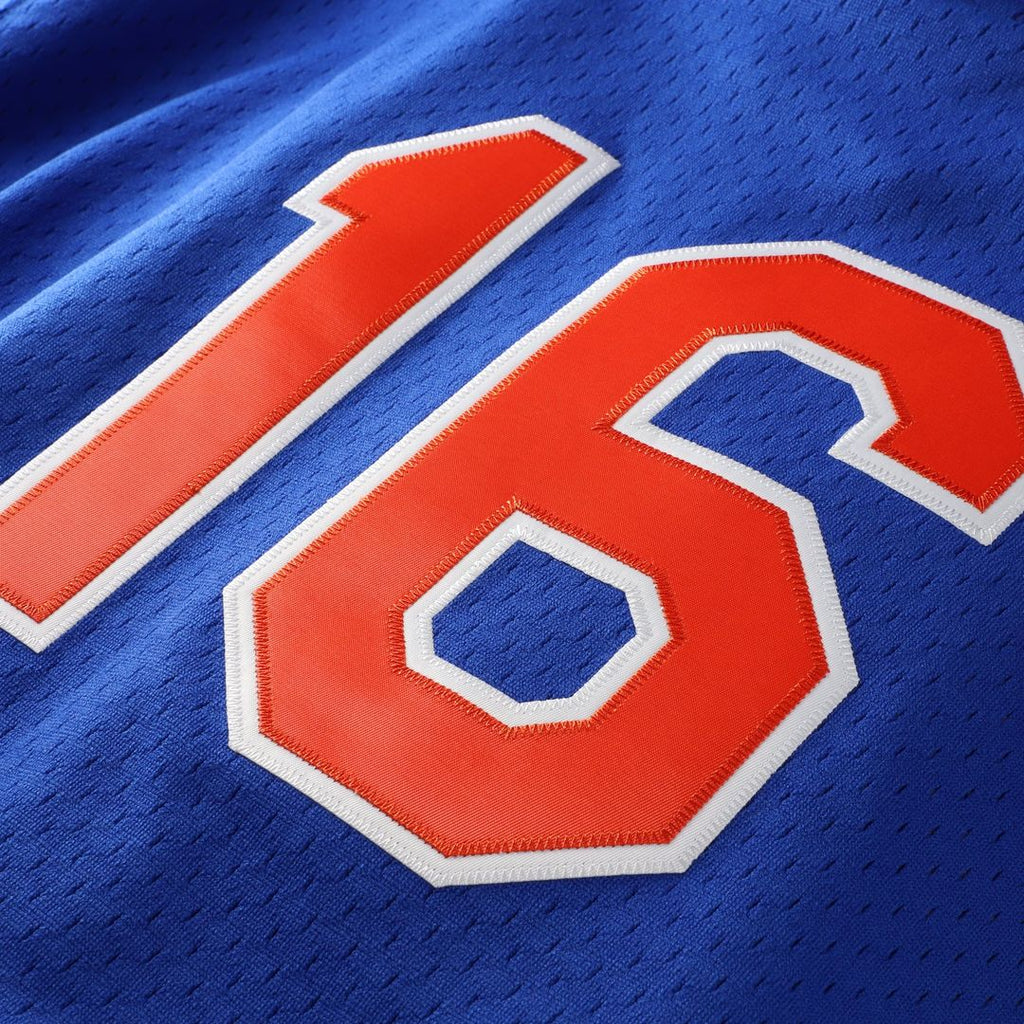 Men's New York Mets Dwight Gooden Profile Royal Big & Tall Mesh Batting Practice Jersey