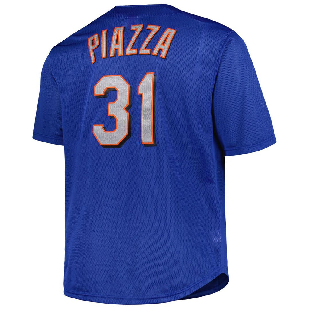 Men's New York Mets Mike Piazza Royal Big & Tall Mesh Batting Practice Jersey
