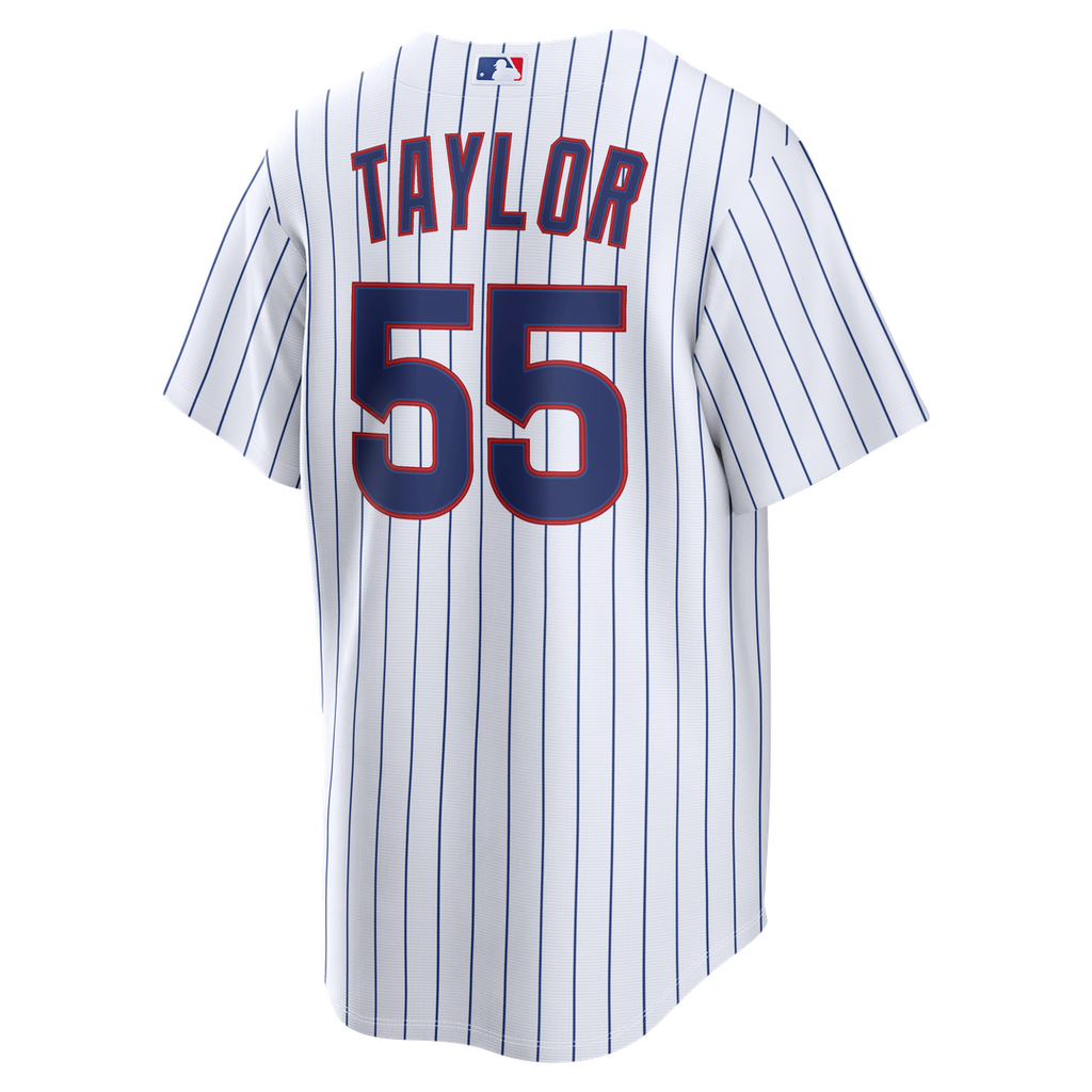 Men's Chicago Cubs Tyrone Taylor White Home Replica Jersey