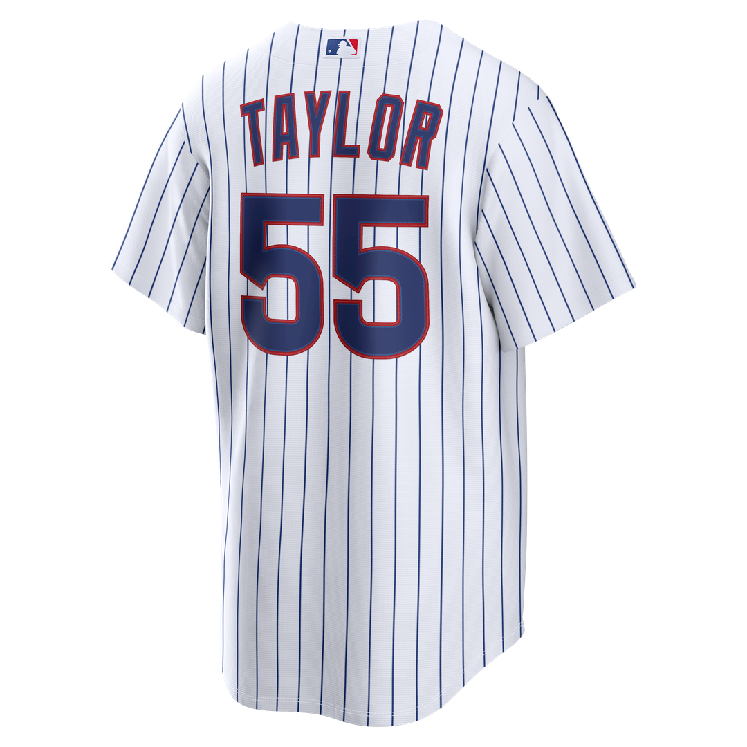 Men's Chicago Cubs Tyrone Taylor White Home Replica Jersey