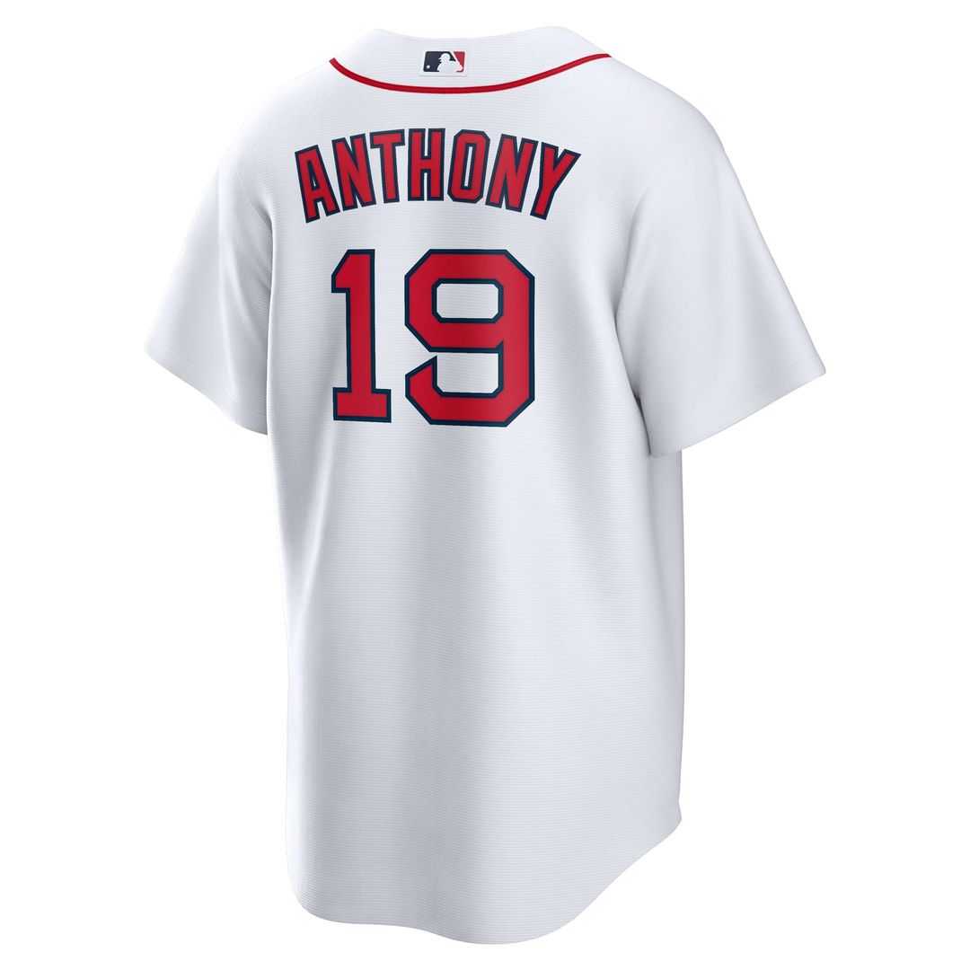Men's Boston Red Sox Roman Anthony White Home Replica Jersey