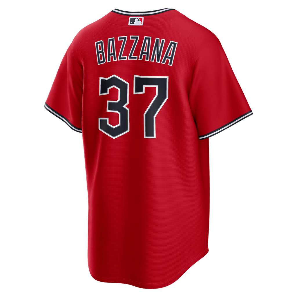 Men's Cleveland Guardians Travis Bazzana Red Alternate Replica Jersey