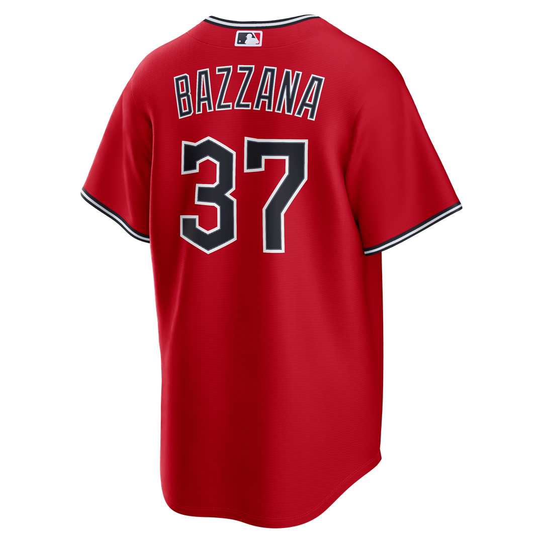 Men's Cleveland Guardians Travis Bazzana Red Alternate Replica Jersey