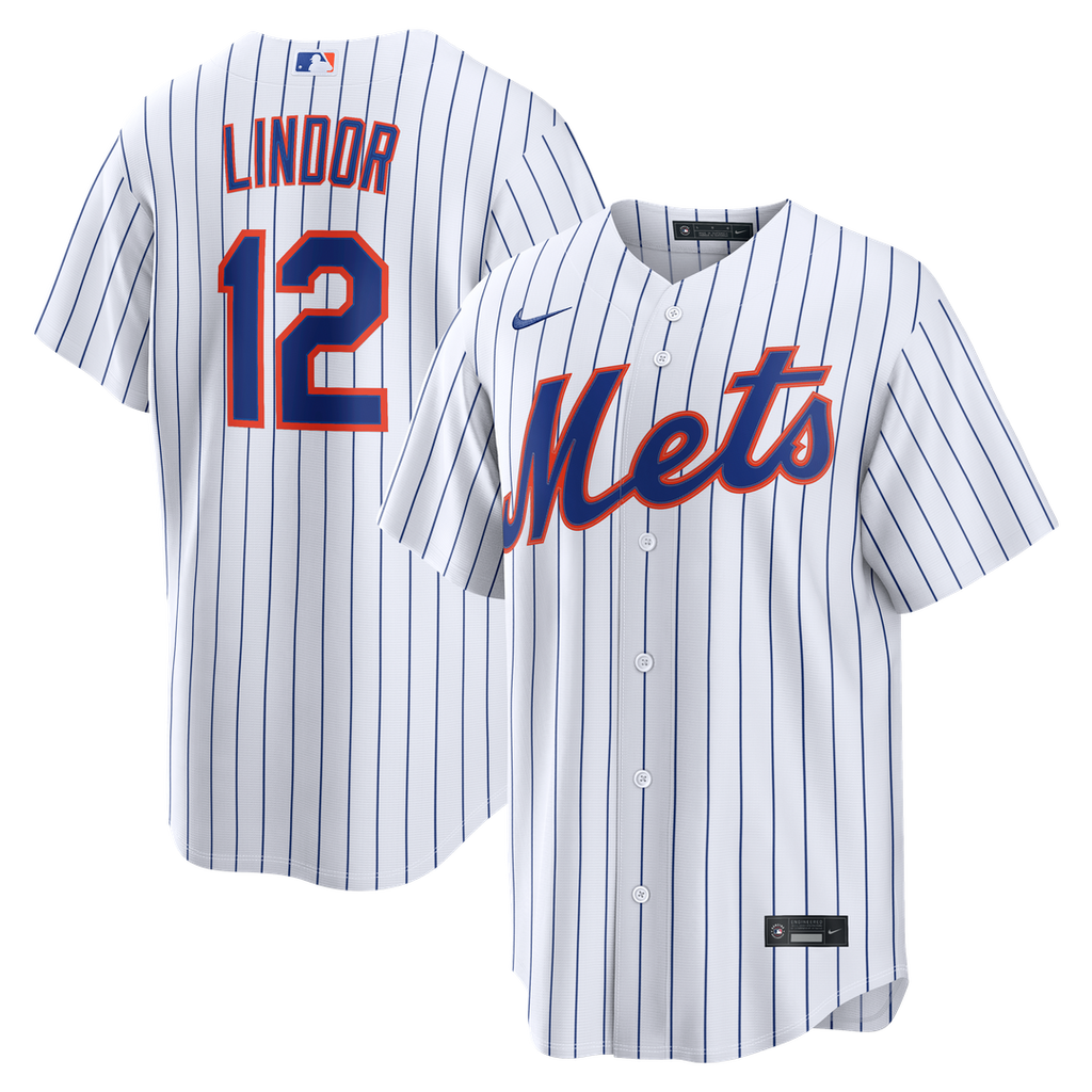 Men's New York Mets Francisco Lindor Black Alternate Replica Jersey