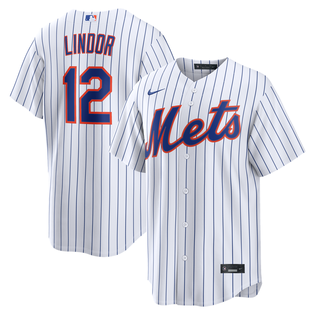 Men's New York Mets Francisco Lindor Black Alternate Replica Jersey