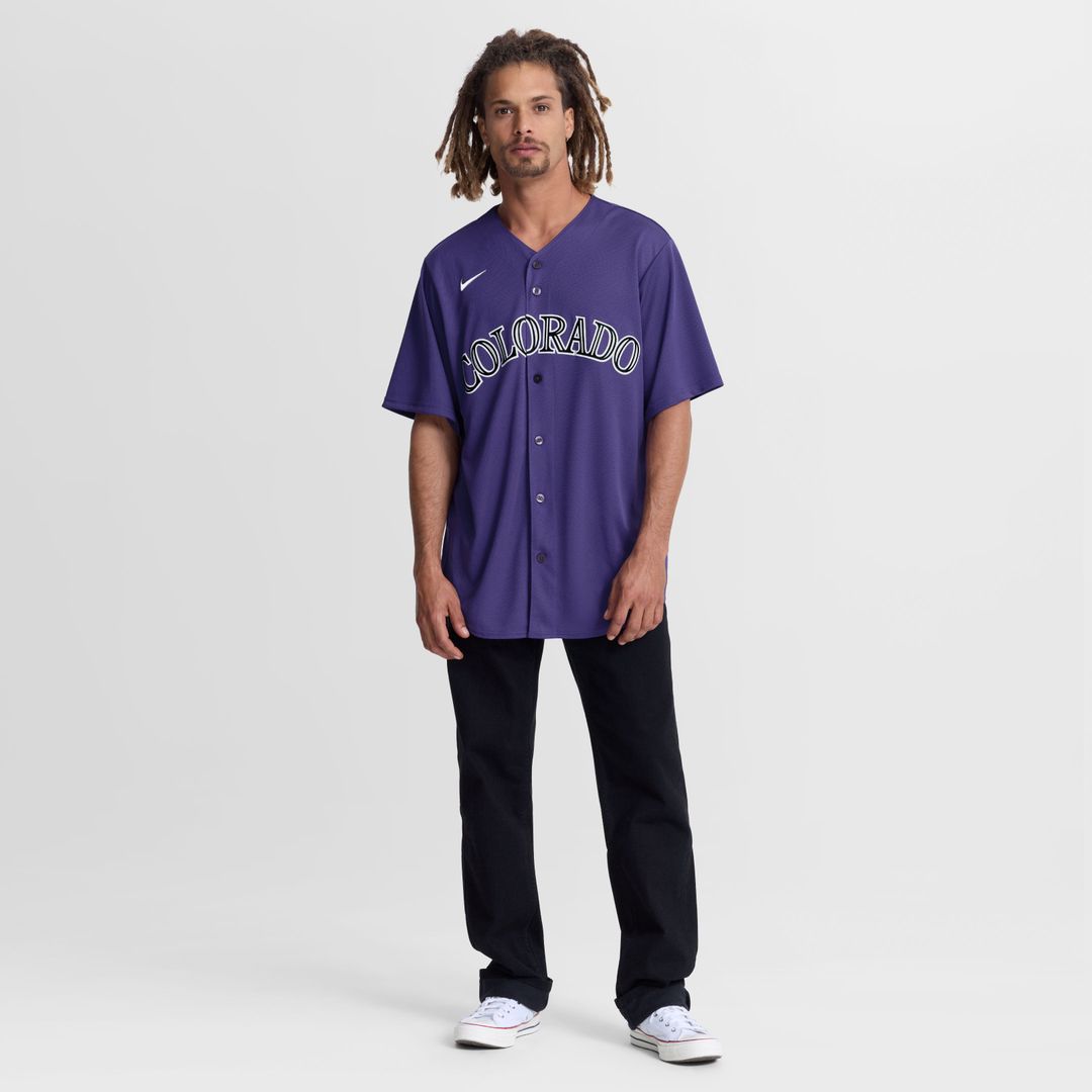 Men's Colorado Rockies Purple Alternate Replica Jersey
