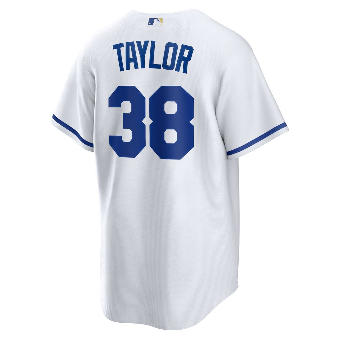 Men's Kansas City Royals Josh Taylor White Home Replica Player Jersey