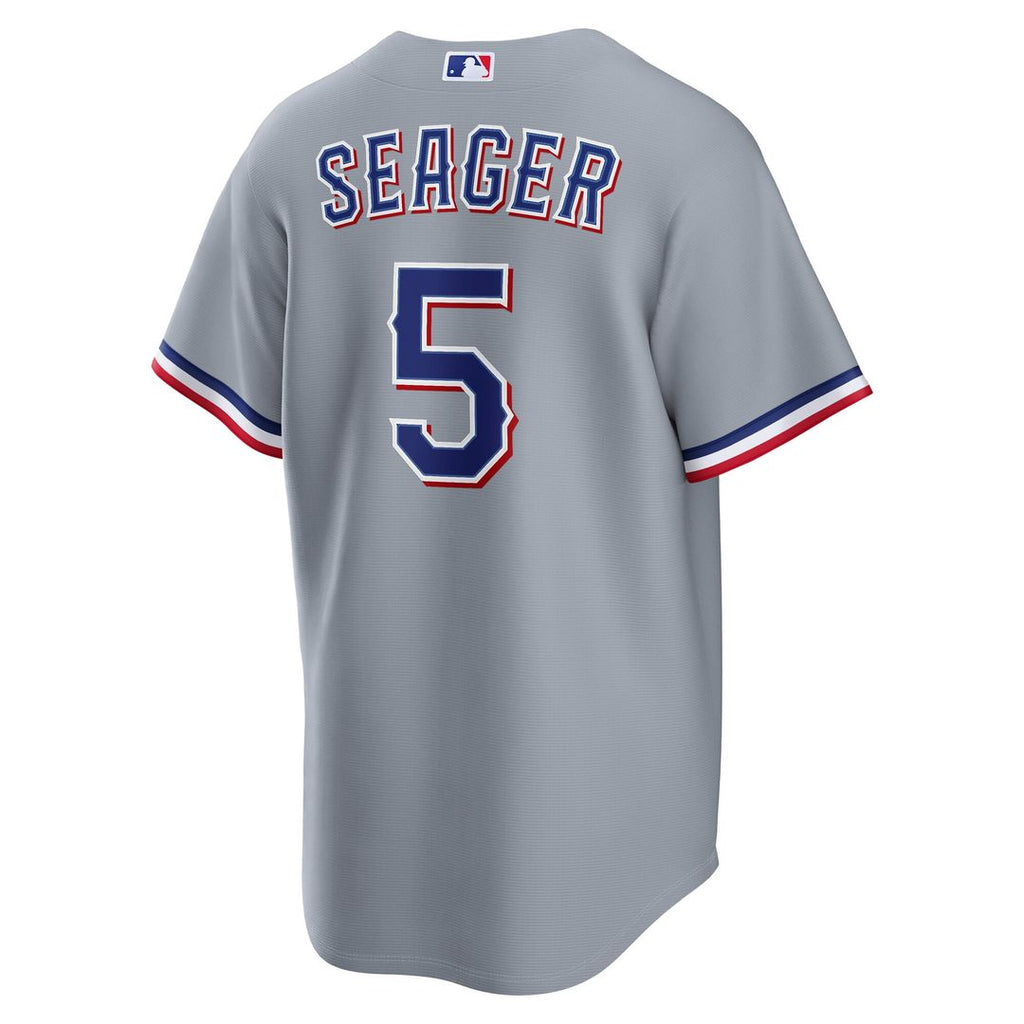Men's Texas Rangers Corey Seager Gray Road Replica Jersey