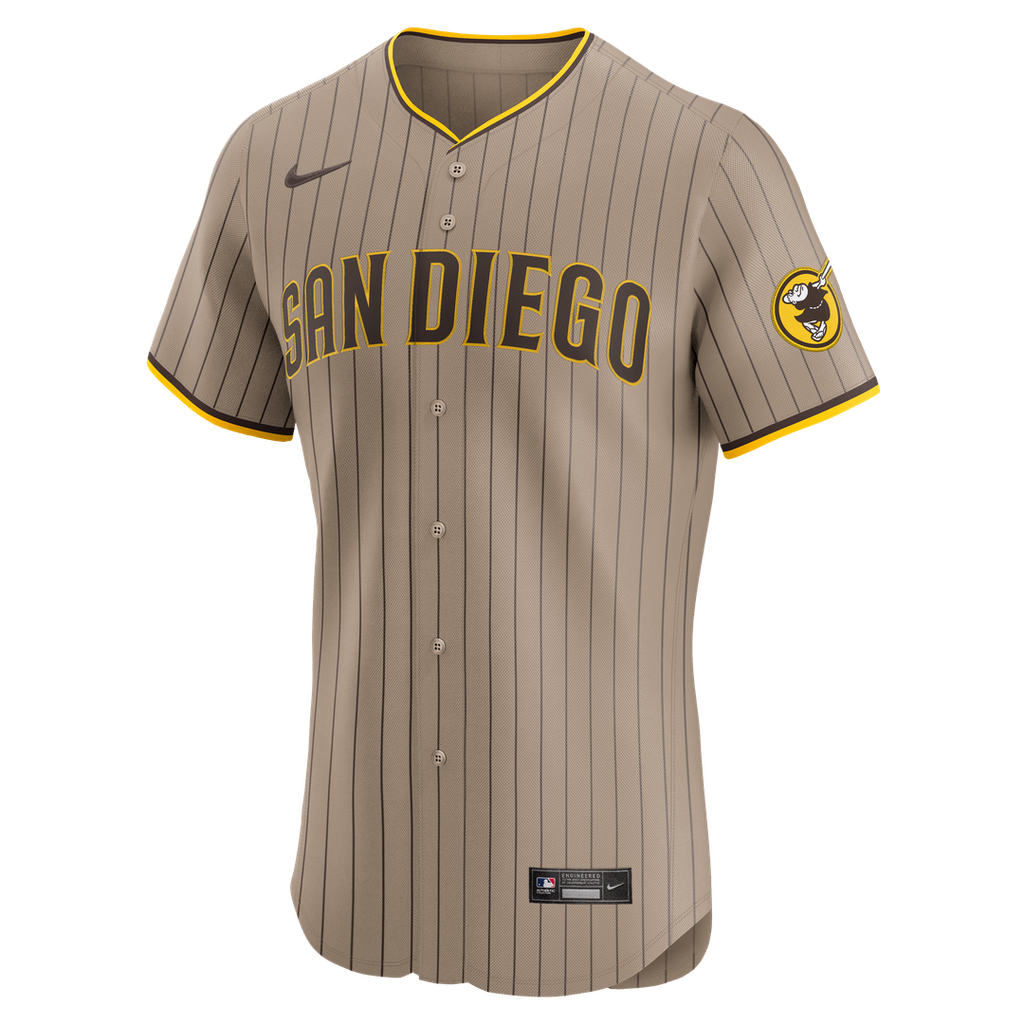 Men's San Diego Padres Fernando Tatis Jr. White Home Elite Jersey