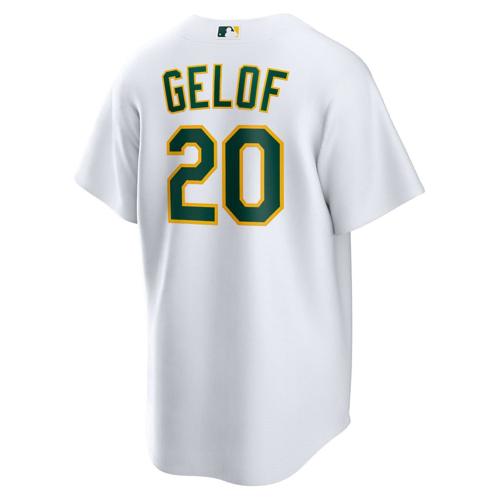 Men's Athletics Zack Gelof White Home Replica Jersey