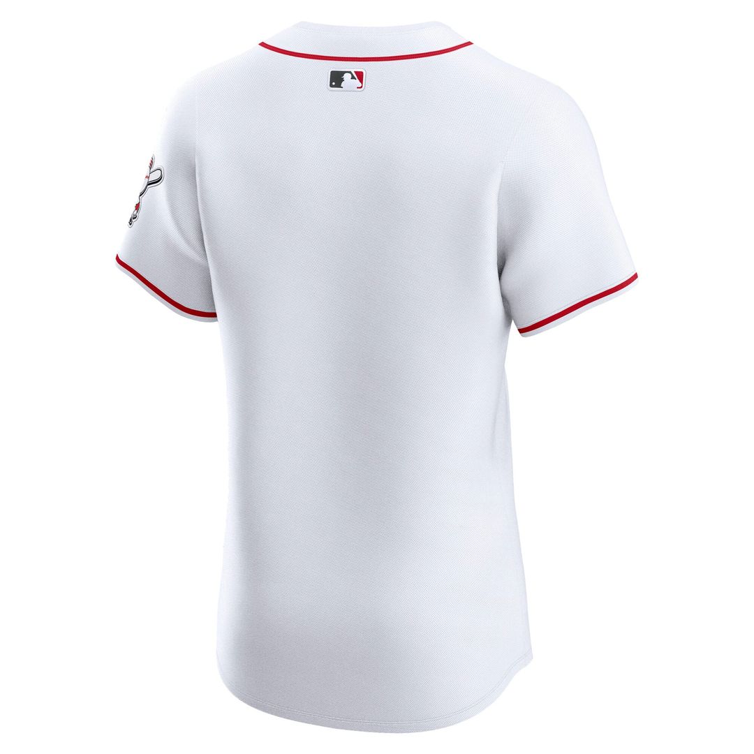 Men's Cincinnati Reds White Home Elite Jersey
