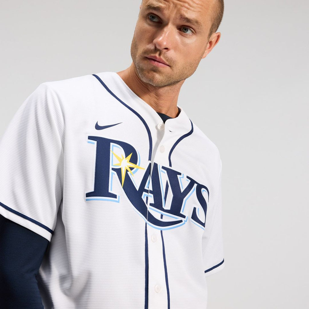 Men's Tampa Bay Rays Yandy Díaz White Home Replica Jersey