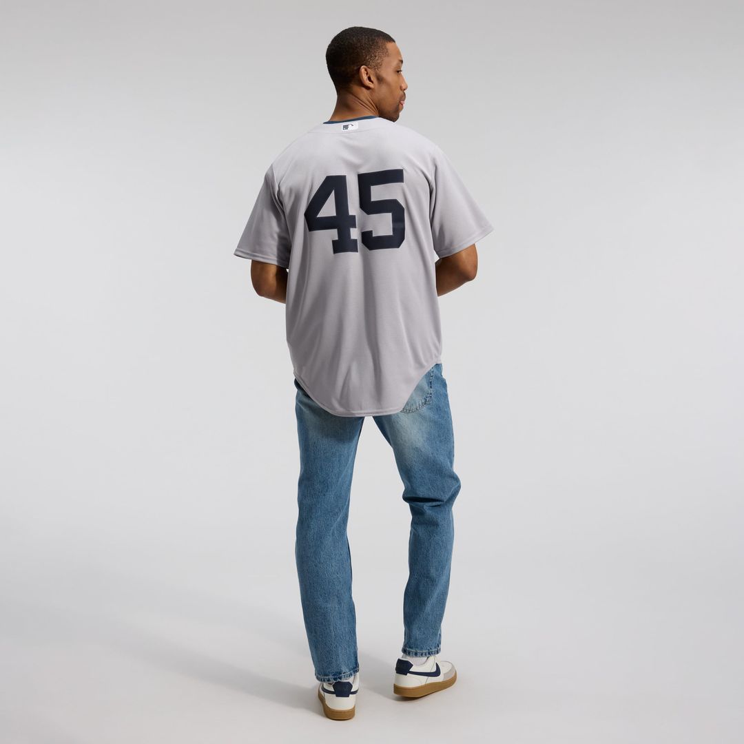 Men's New York Yankees Gerrit Cole Gray Road Replica Jersey