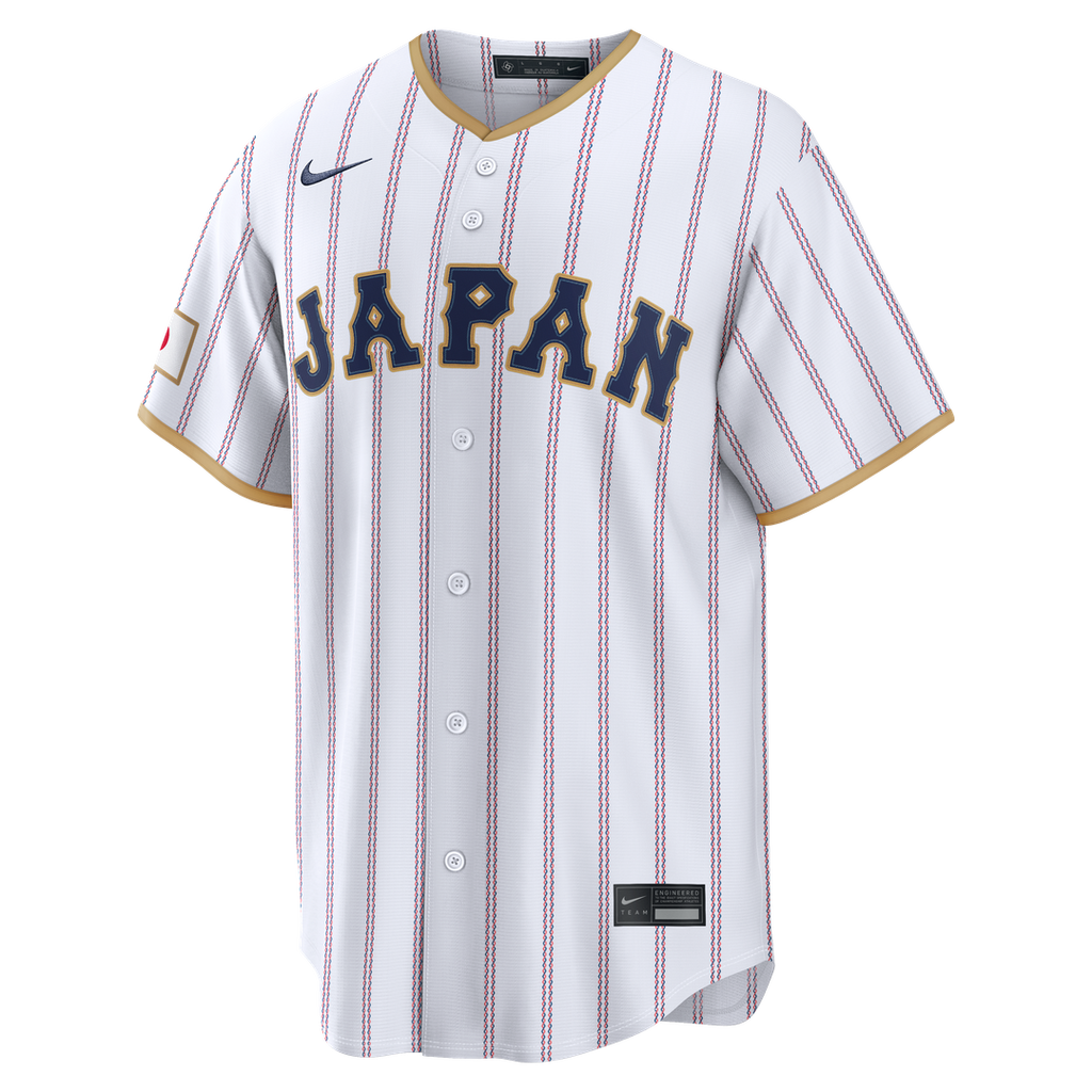 Men's Japan Baseball Shohei Ohtani White 2026 World Baseball Classic Home Stadium Jersey