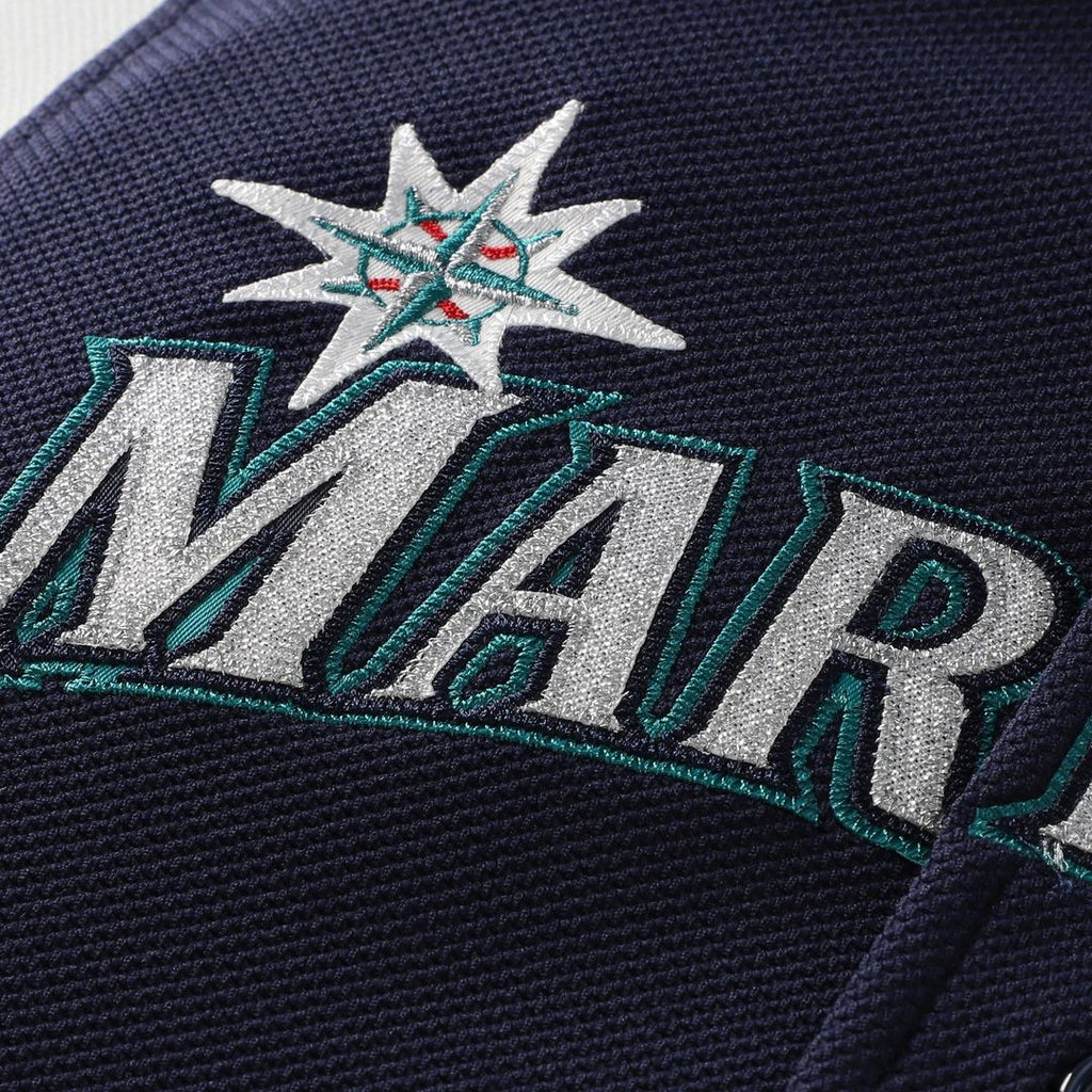 Men's Seattle Mariners Felix Hernandez Navy Batting Practice Jersey