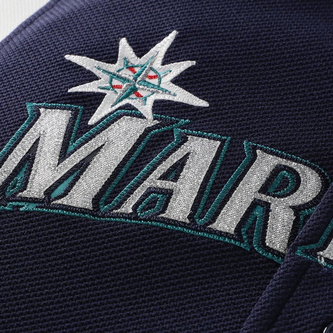 Men's Seattle Mariners Felix Hernandez Navy Batting Practice Jersey