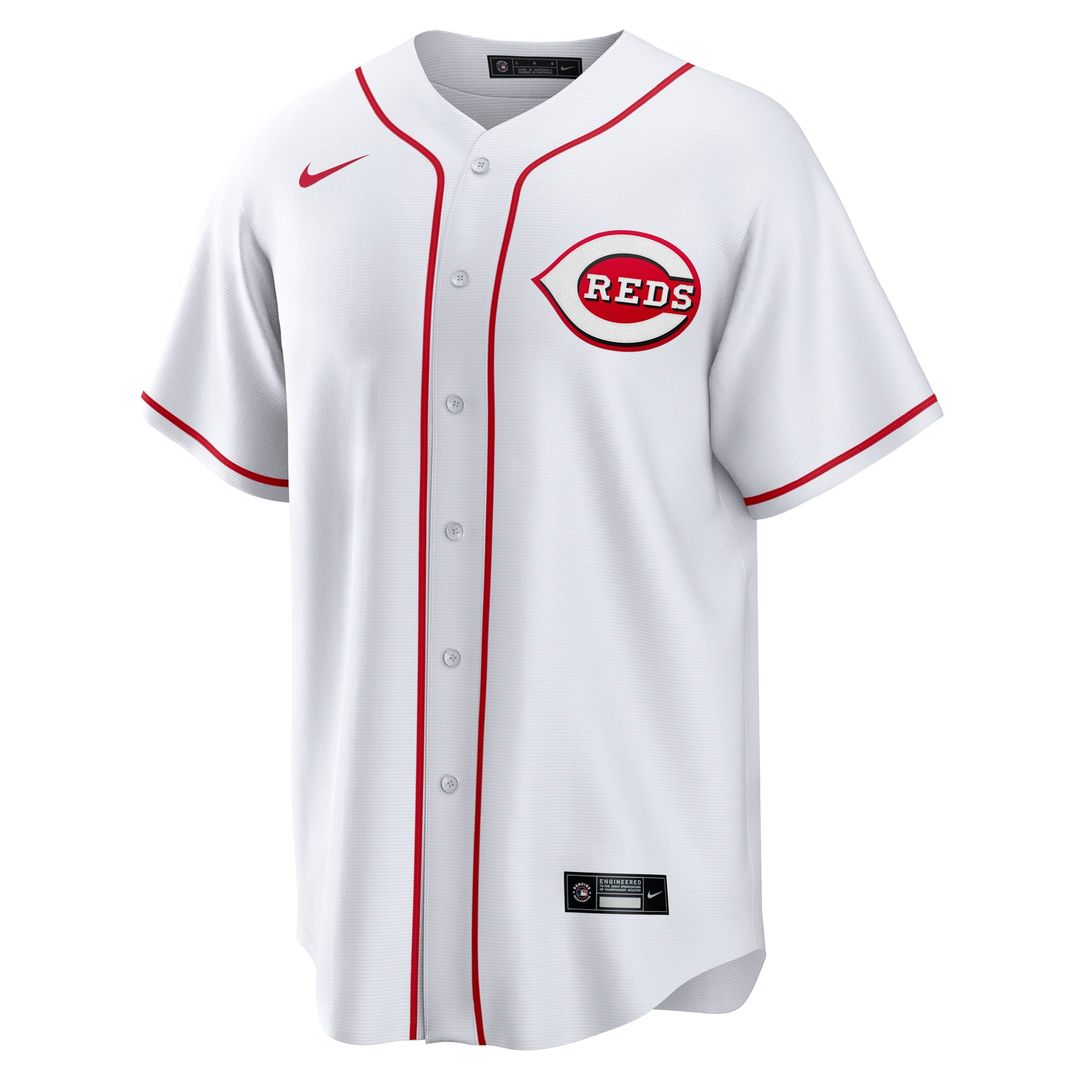 Men's Cincinnati Reds Elly De La Cruz White Home Replica Jersey