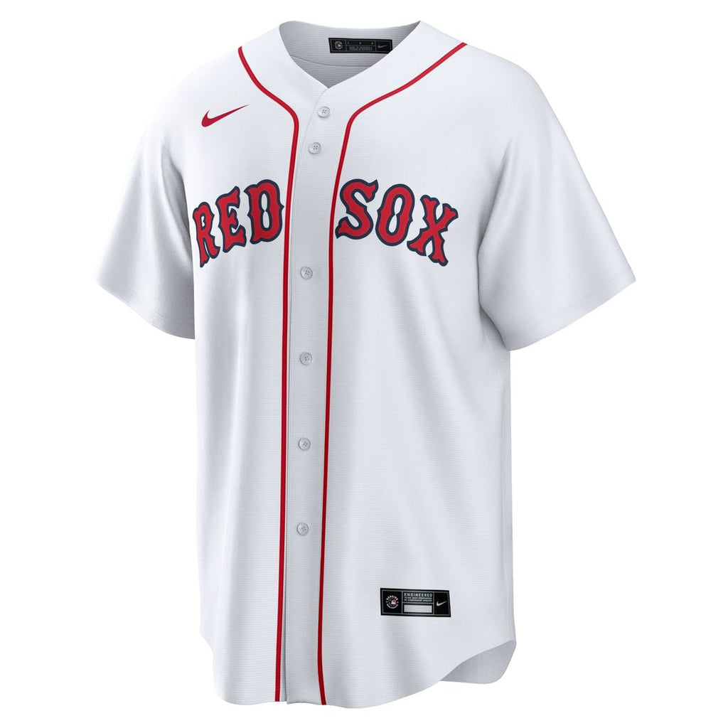 Men's Boston Red Sox Trevor Story White Home Replica Jersey