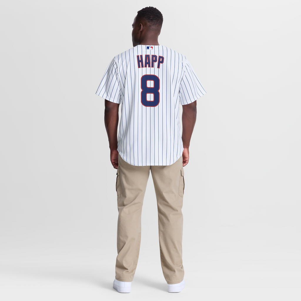 Men's Chicago Cubs Ian Happ White Home Replica Jersey