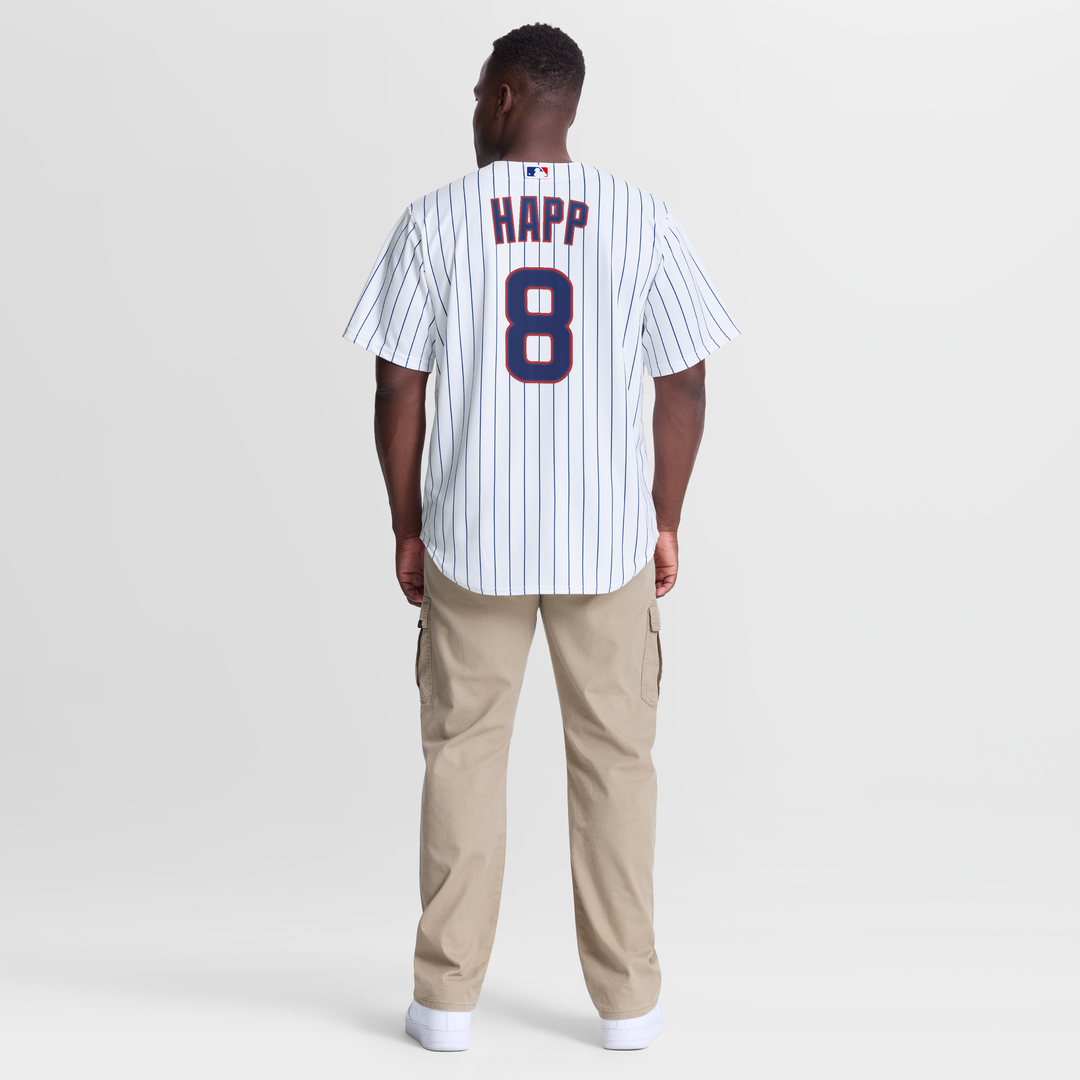 Men's Chicago Cubs Ian Happ White Home Replica Jersey
