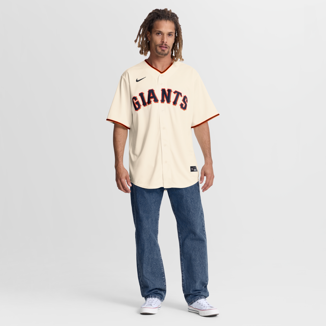 Men's San Francisco Giants Bryce Eldridge Cream Home Replica Jersey