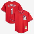 Men's St. Louis Cardinals Ozzie Smith Scarlet Batting Practice Jersey