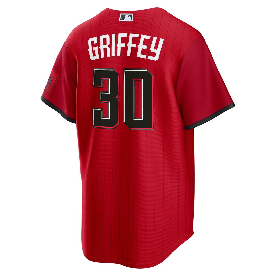 Men's Cincinnati Reds Ken Griffey Jr. Red 2026 City Connect Stadium Jersey