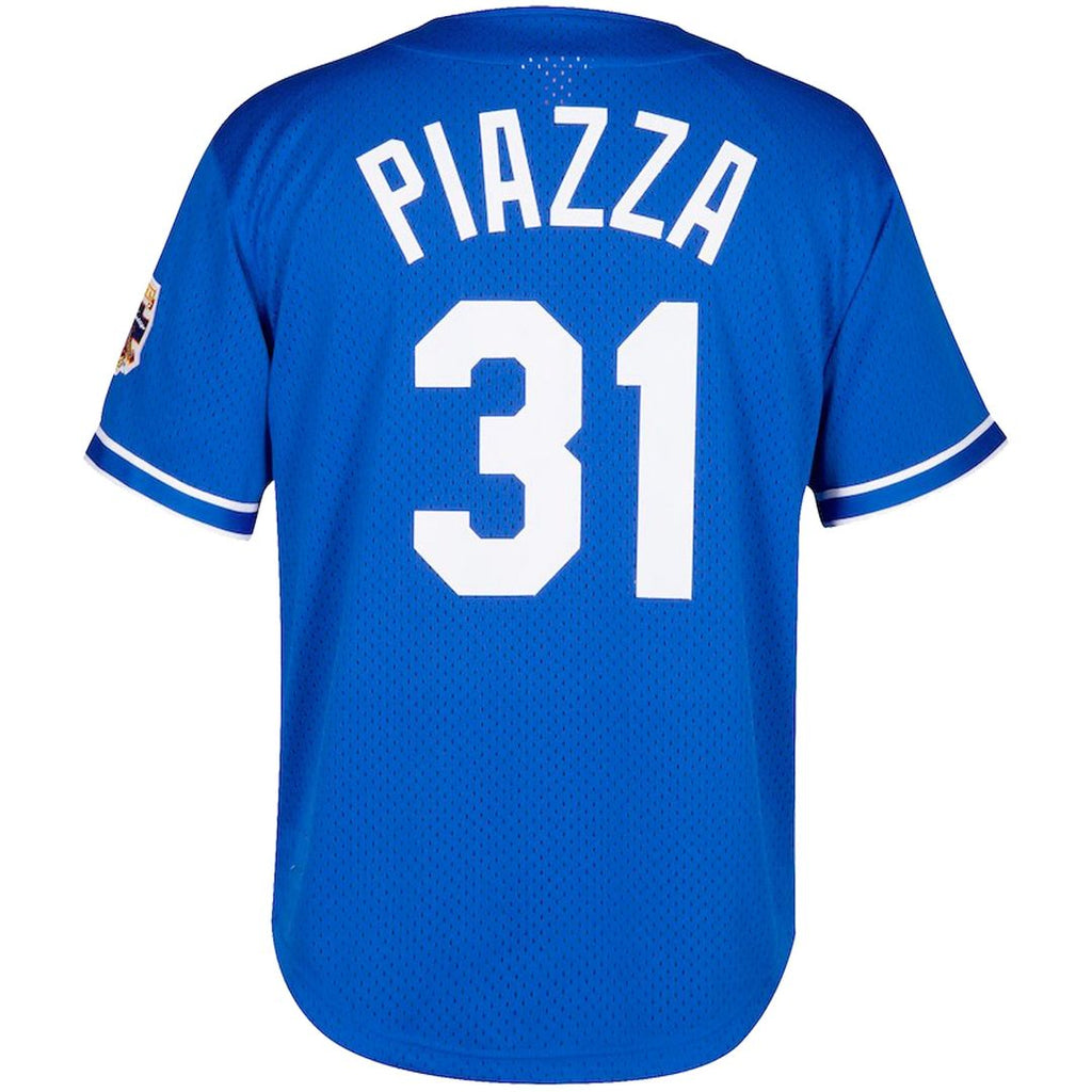 Men's Los Angeles Dodgers Mike Piazza Royal Big & Tall Mesh Batting Practice Jersey
