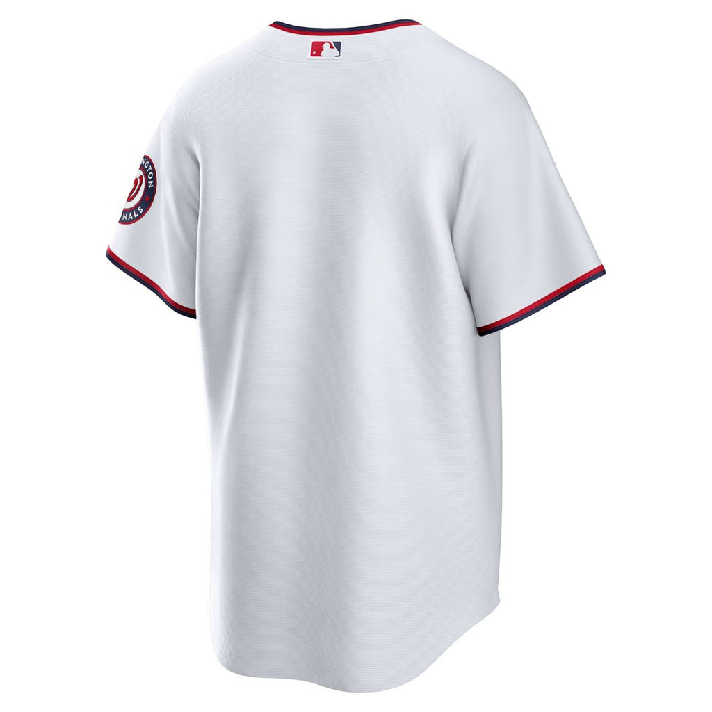 Men's Washington Nationals White Home Blank Replica Jersey