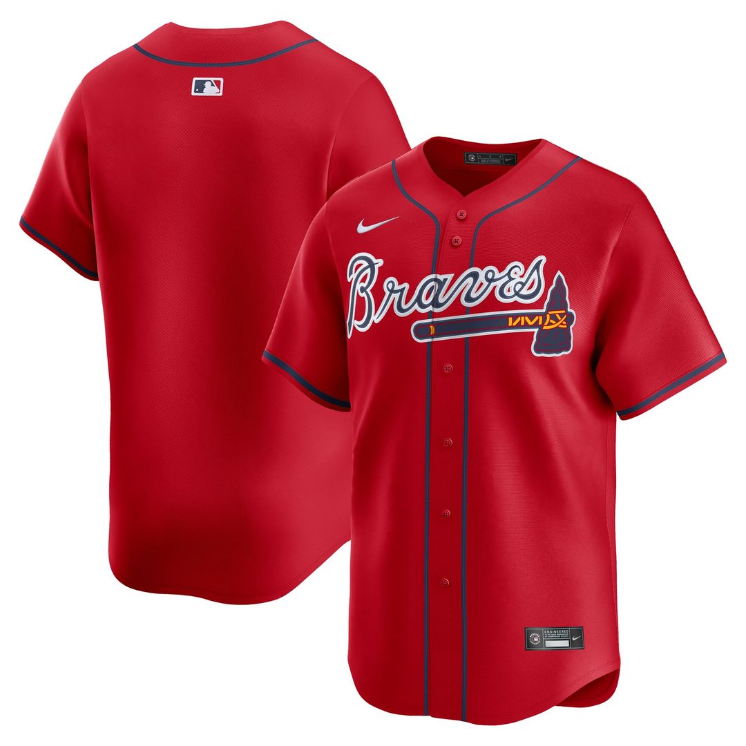 Men's Atlanta Braves Red Alternate Jersey