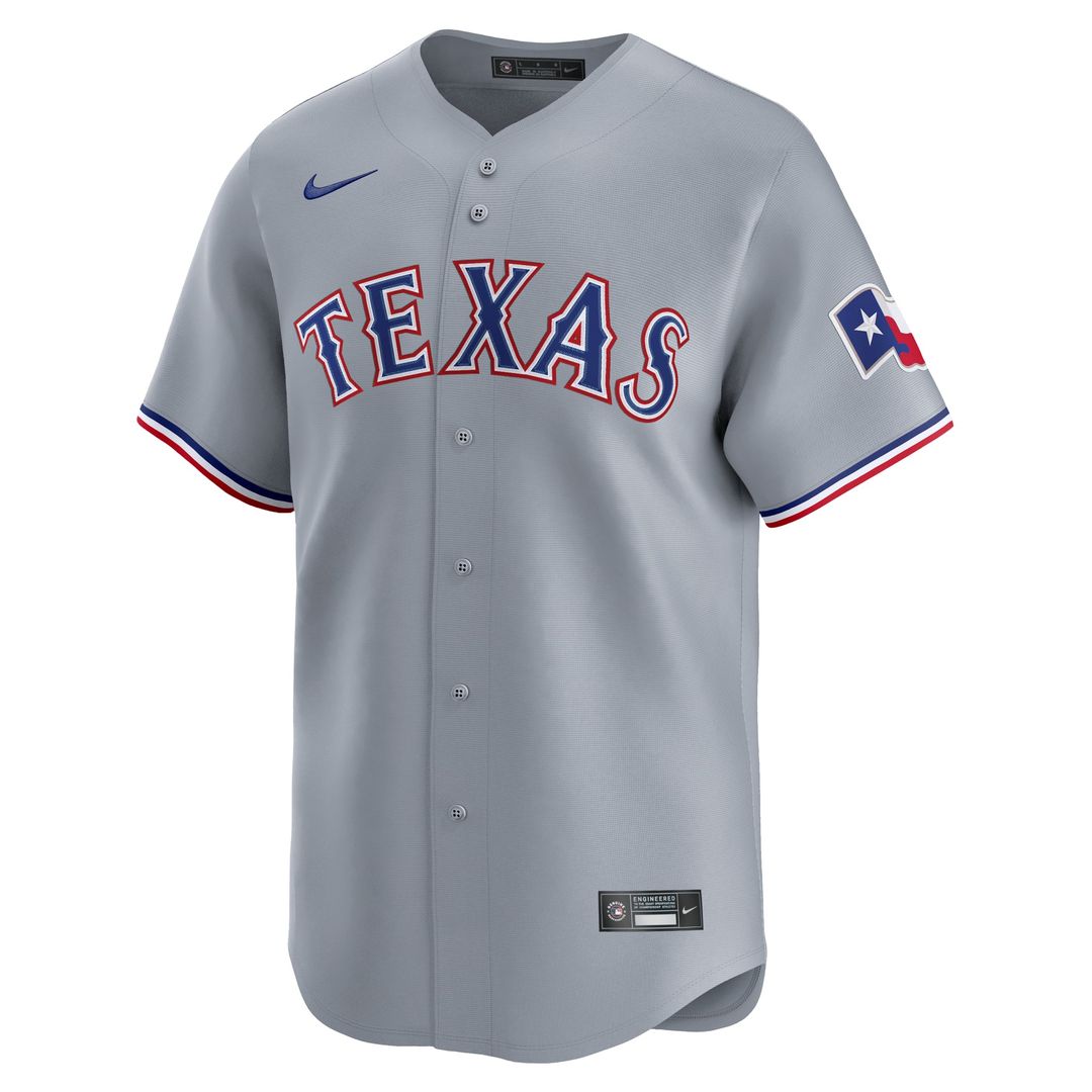 Men's Texas Rangers Corey Seager Gray Road Jersey