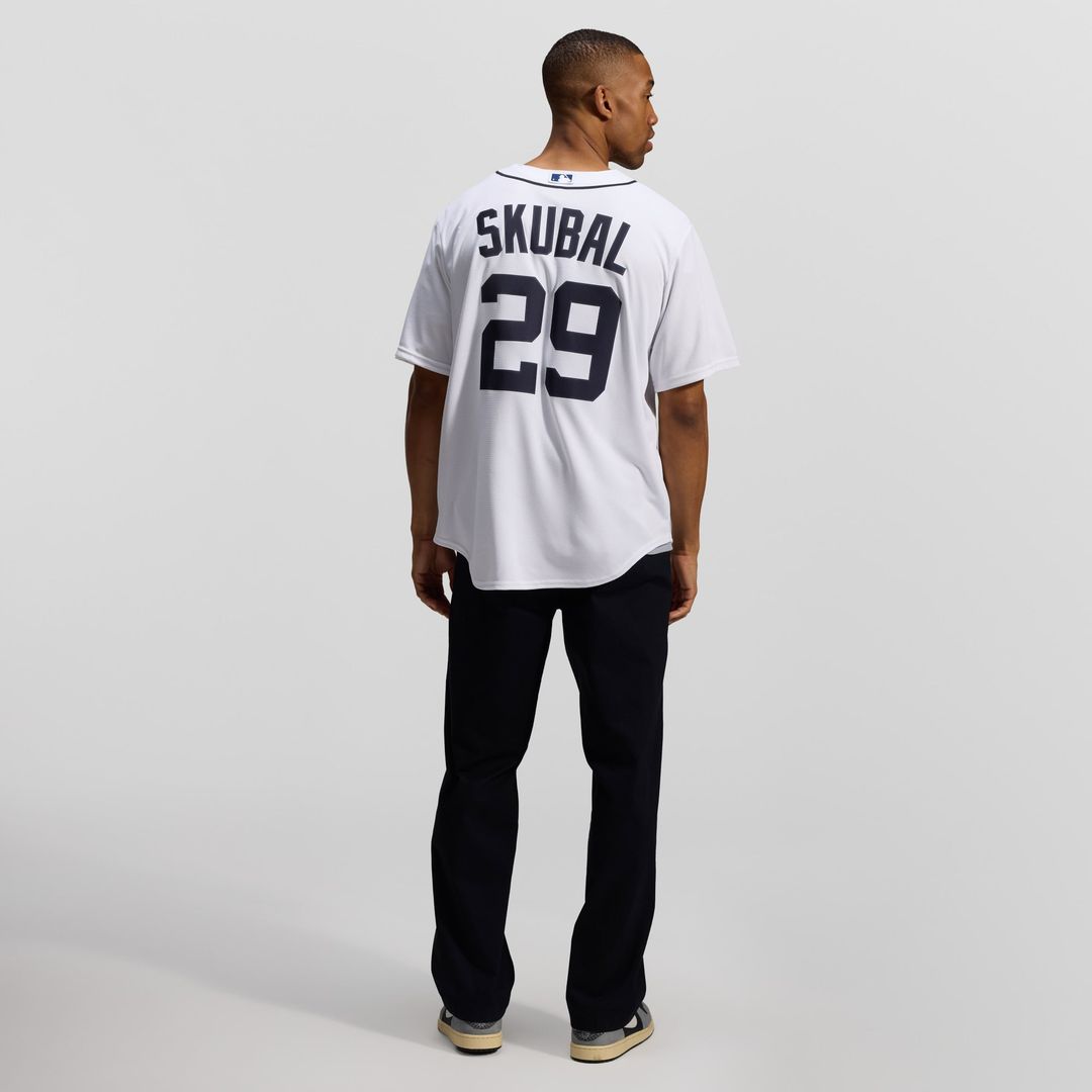 Men's Detroit Tigers Tarik Skubal White Home Player Jersey