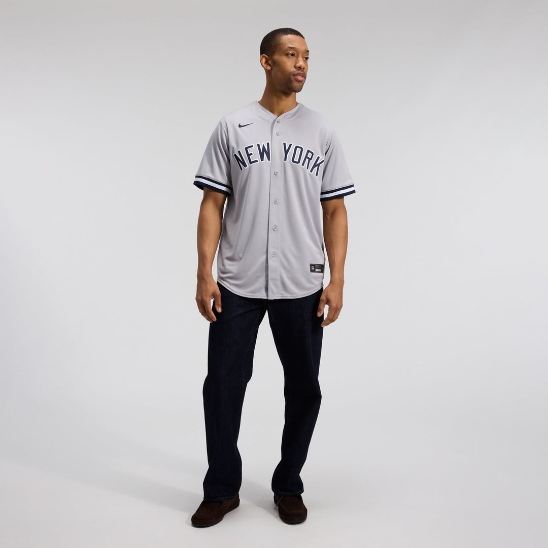 Men's New York Yankees Anthony Volpe Gray Road Replica Jersey