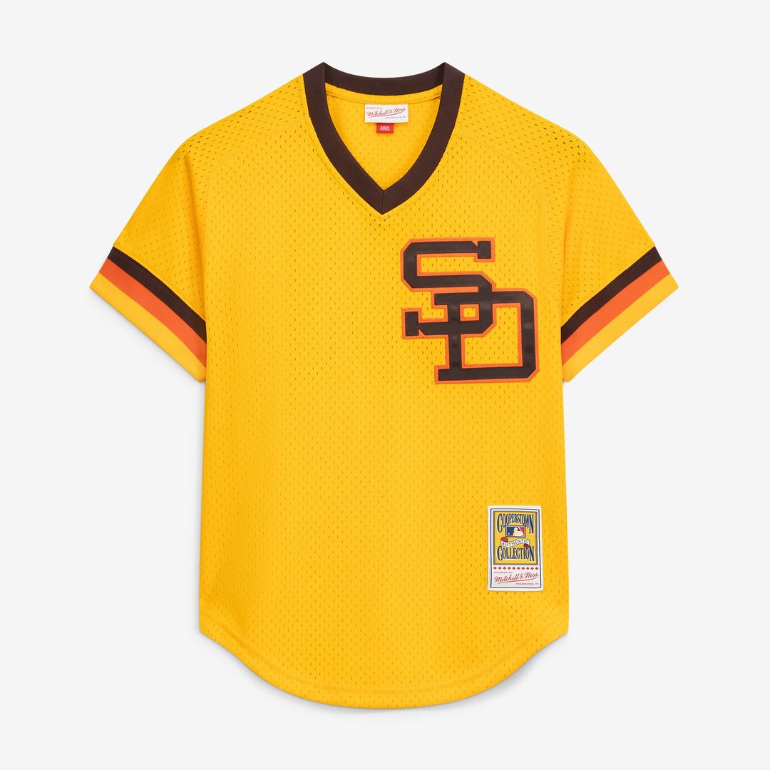 Men's San Diego Padres Dave Winfield Gold Batting Practice Jersey
