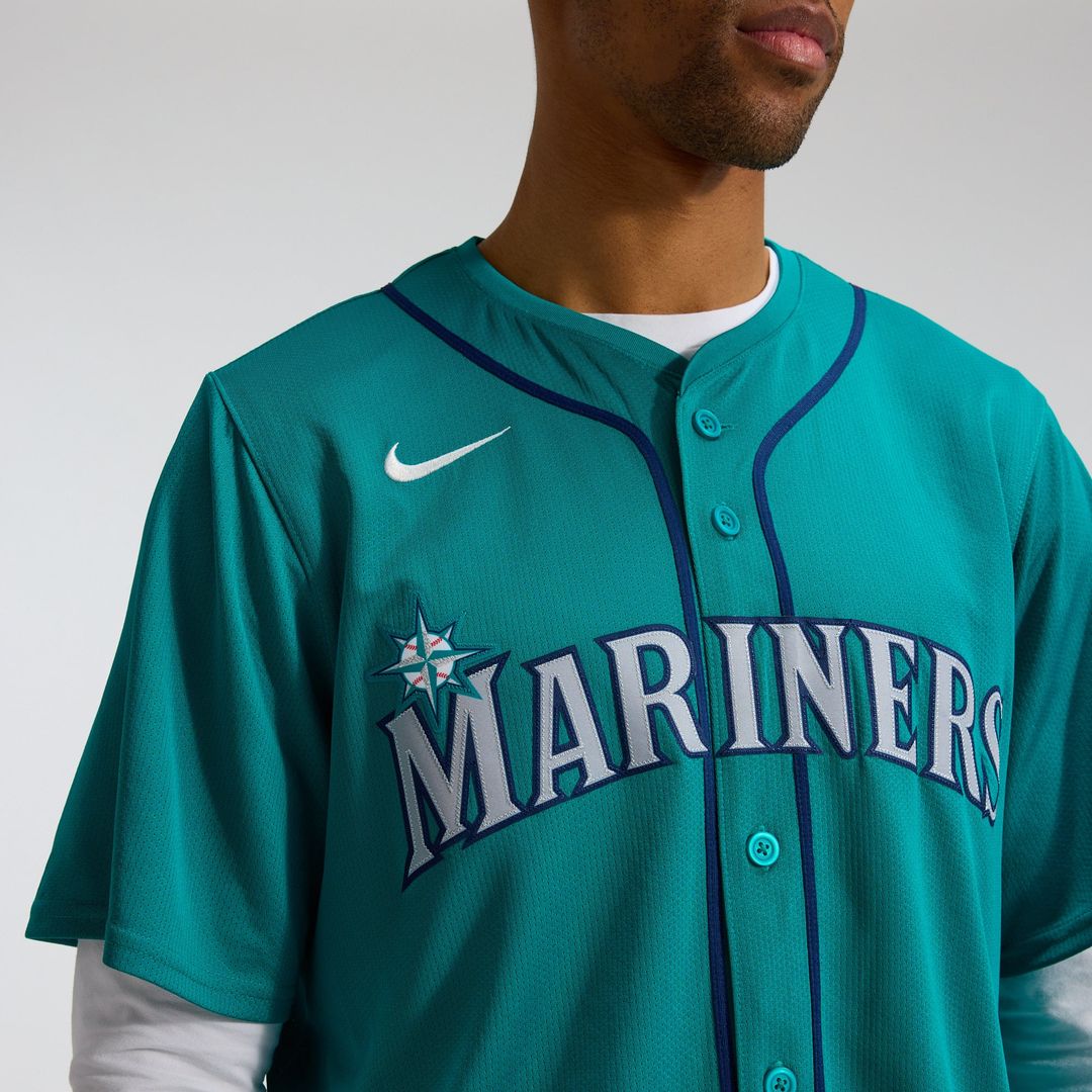 Men's Seattle Mariners Cal Raleigh Teal Alternate Jersey