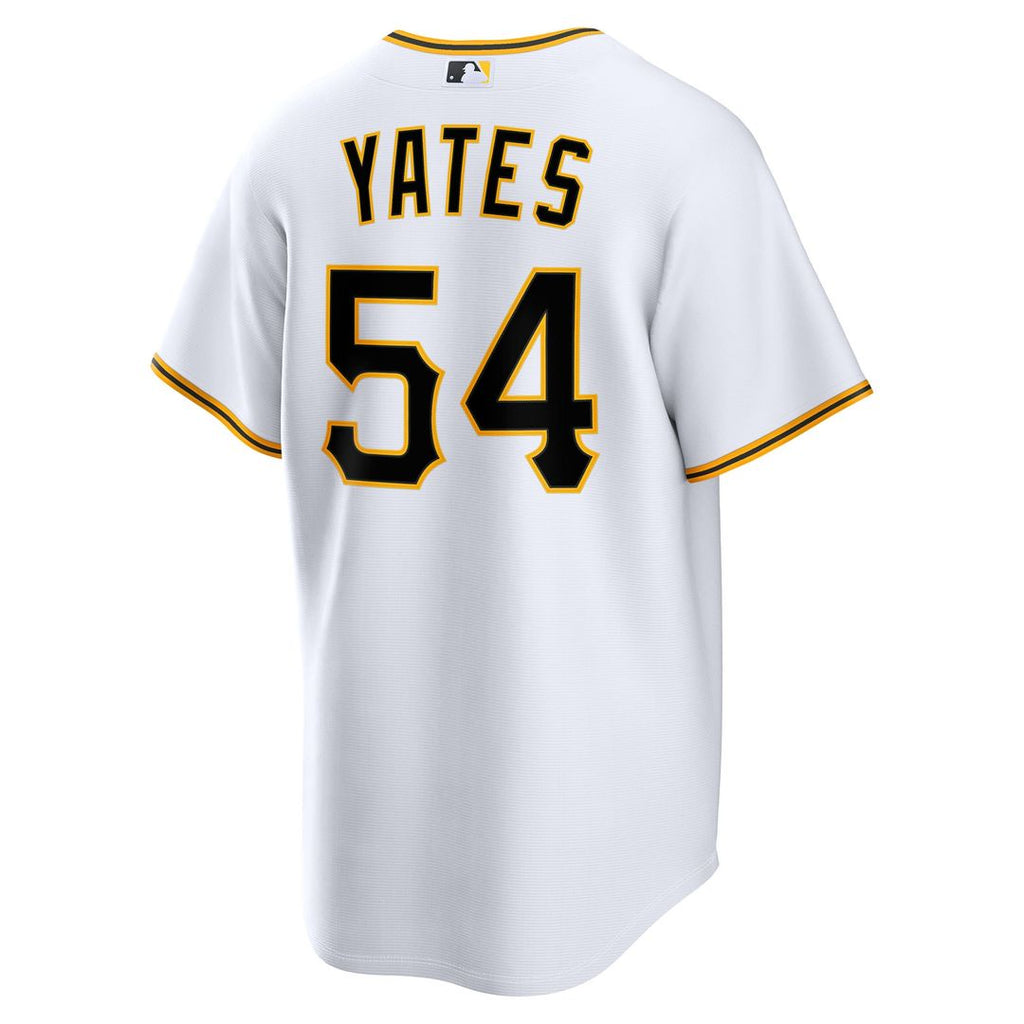 Men's Pittsburgh Pirates Kirby Yates White Home Replica Jersey