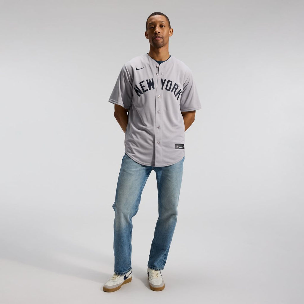Men's New York Yankees Gerrit Cole Gray Road Replica Jersey