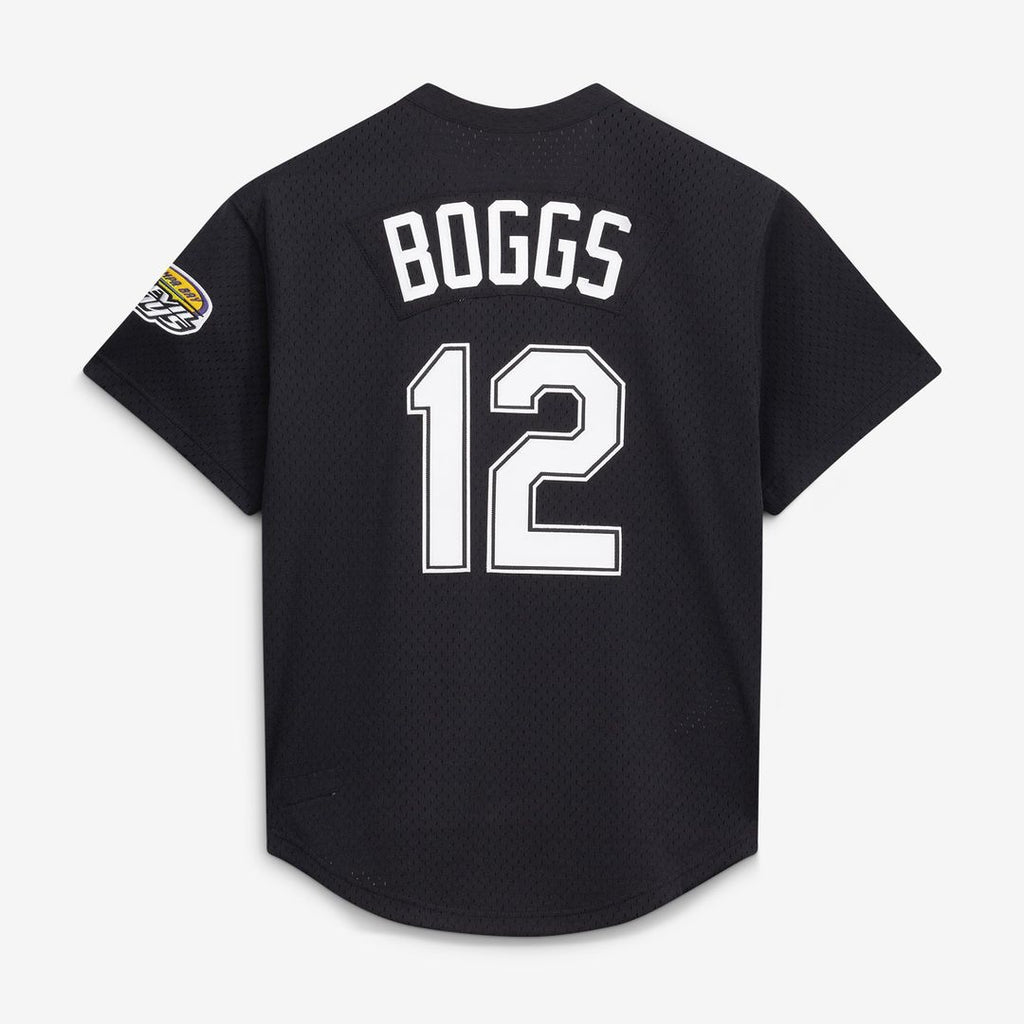 Men's Tampa Bay Rays Wade Boggs Black Batting Practice Jersey