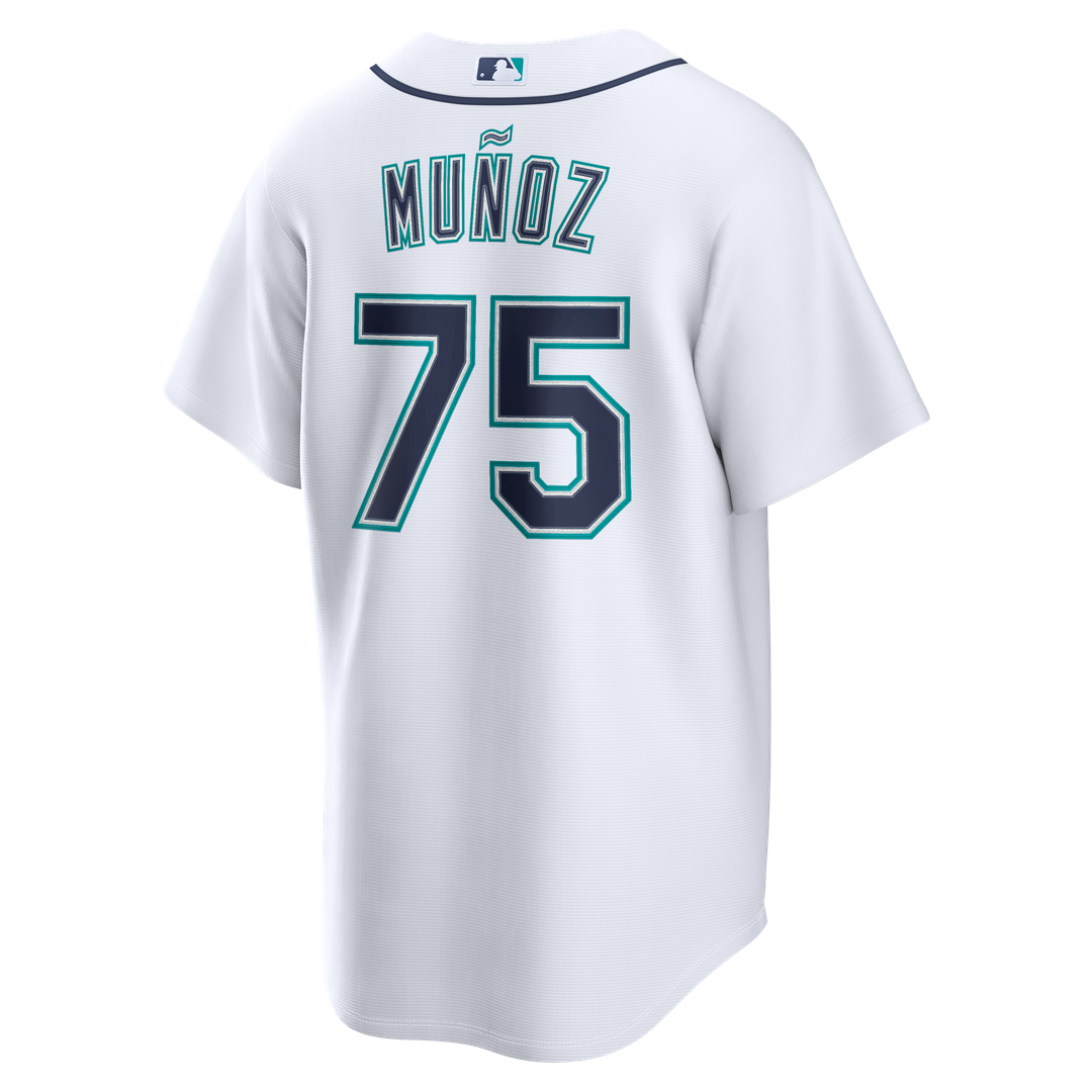 Men's Seattle Mariners Andrés Muñoz White Home Replica Jersey