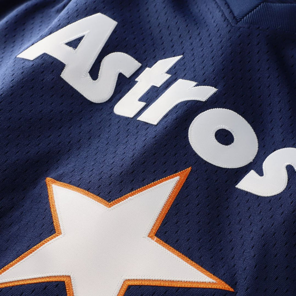 Men's Houston Astros Nolan Ryan Navy Big & Tall Mesh Batting Practice Jersey