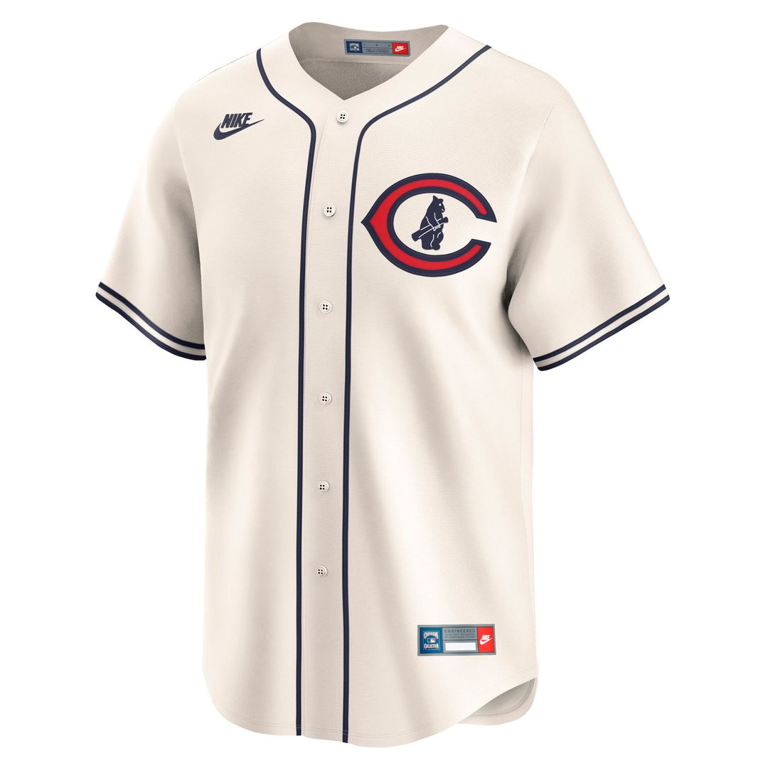 Men's Chicago Cubs Seiya Suzuki Cream Throwback Jersey