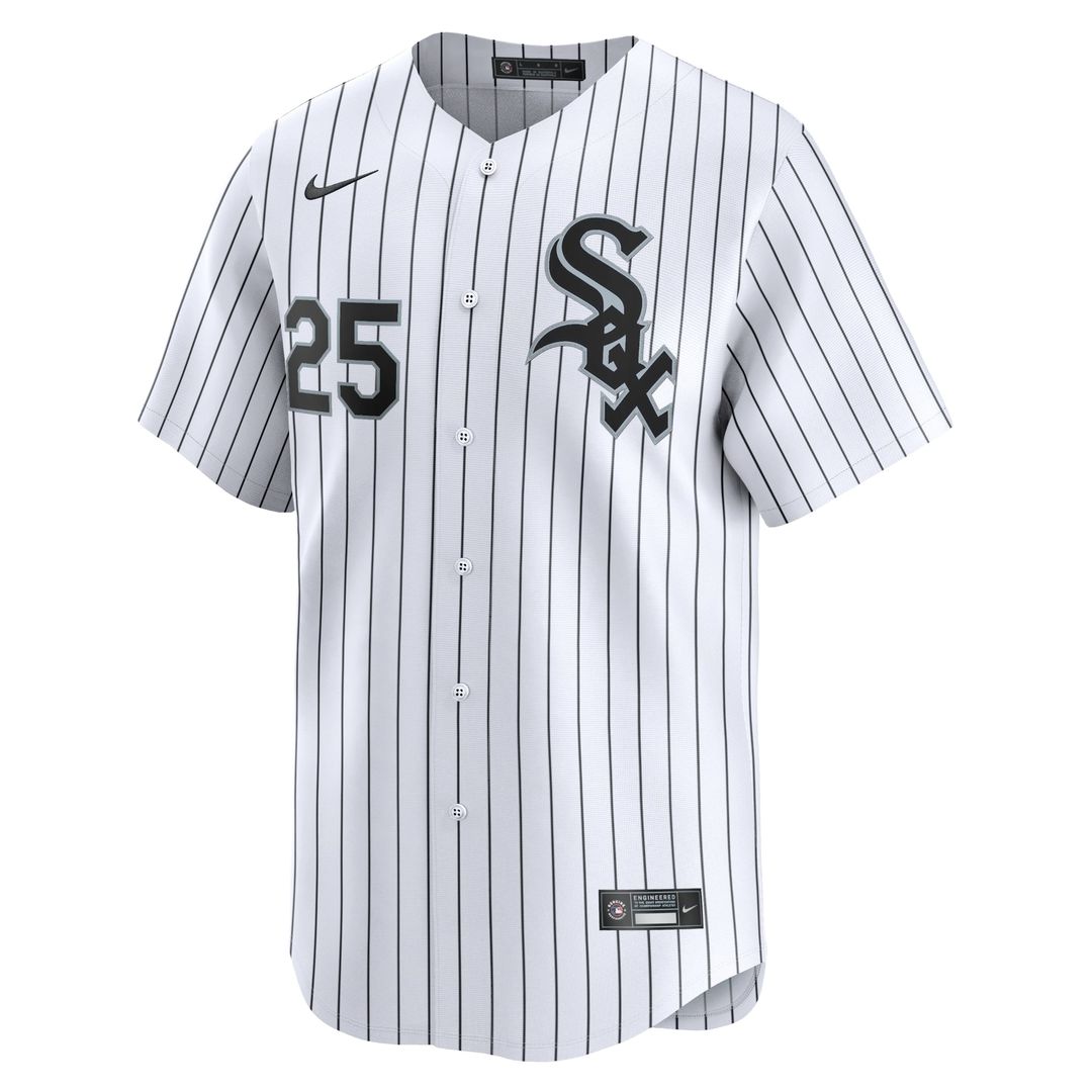 Men's Chicago White Sox Andrew Vaughn White Home Player Jersey