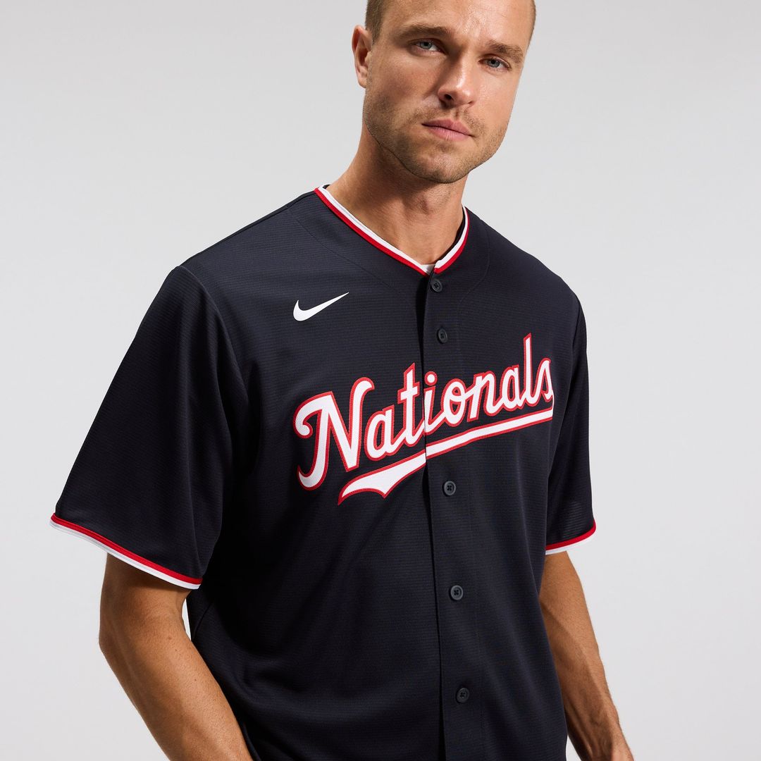 Men's Washington Nationals Dylan Crews Navy Alternate Replica Jersey