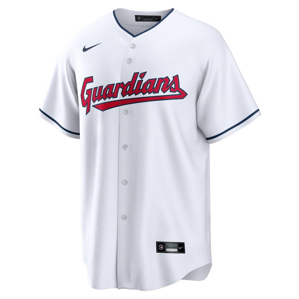 Men's Cleveland Guardians José Ramírez White Replica Player Jersey