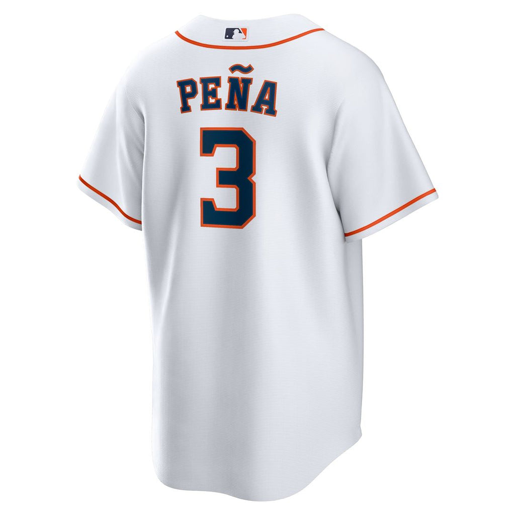 Men's Houston Astros Jeremy Peña White Home Replica Jersey