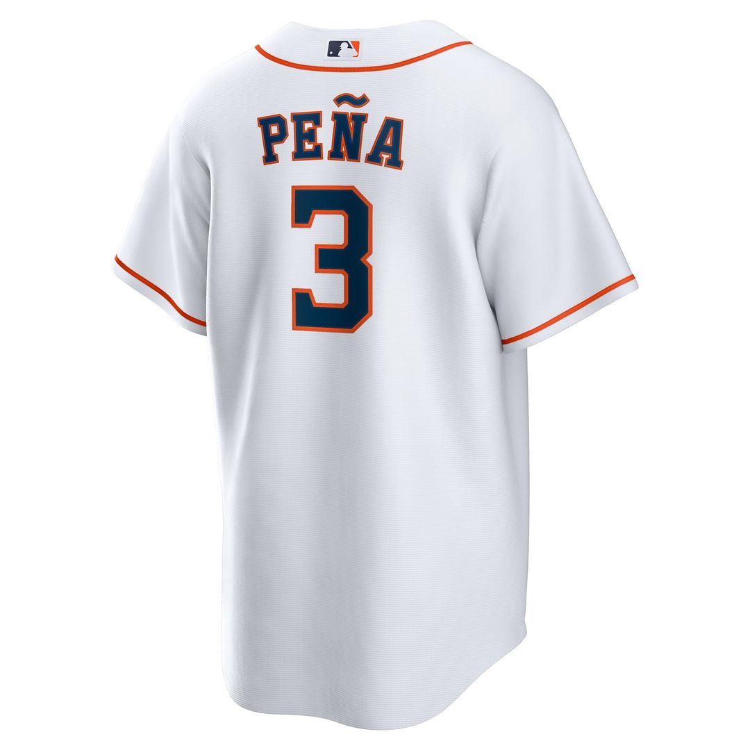 Men's Houston Astros Jeremy Peña White Home Replica Jersey